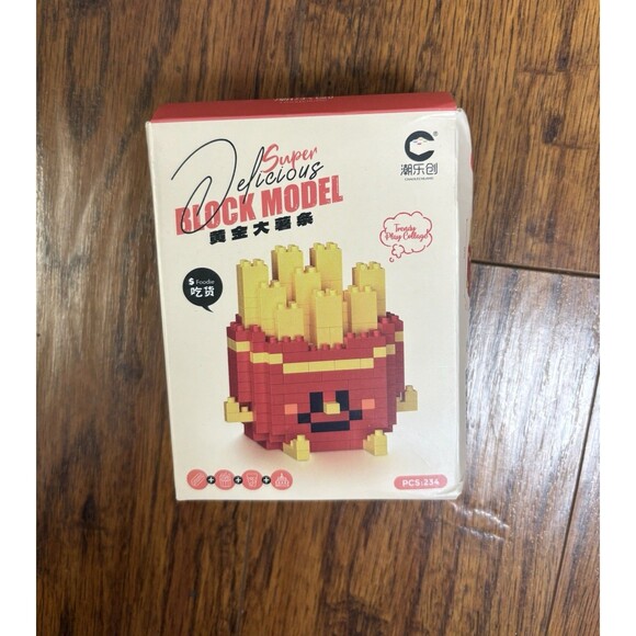 Super Delicious Mini Blocks (French Fries) Toys Kids - Picture 1 of 3